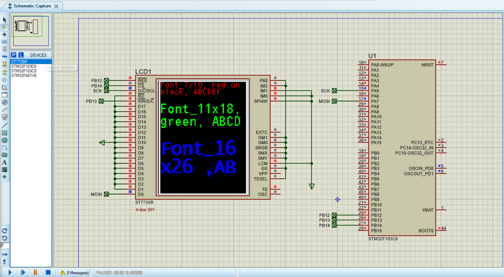 Interfacing STM32 with ST7735 Color TFT Display via SPI