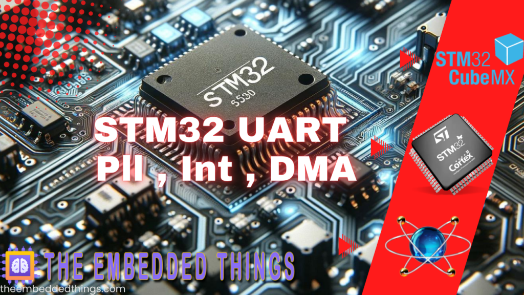 STM32 UART communication modes: Polling, Interrupt, DMA setup