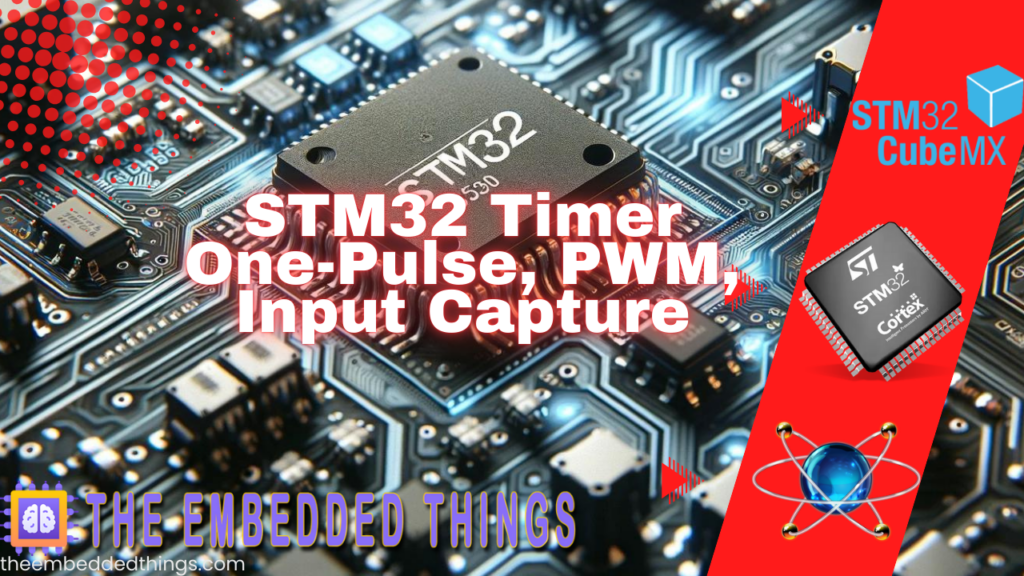 STM32 Timer One-Pulse PWM Input Capture Configuration and Simulation in Proteus.