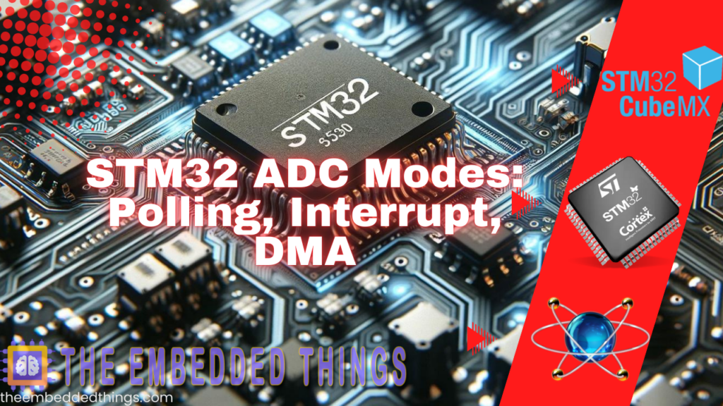 STM32 ADC Configuration for Polling, Interrupt, and DMA Modes