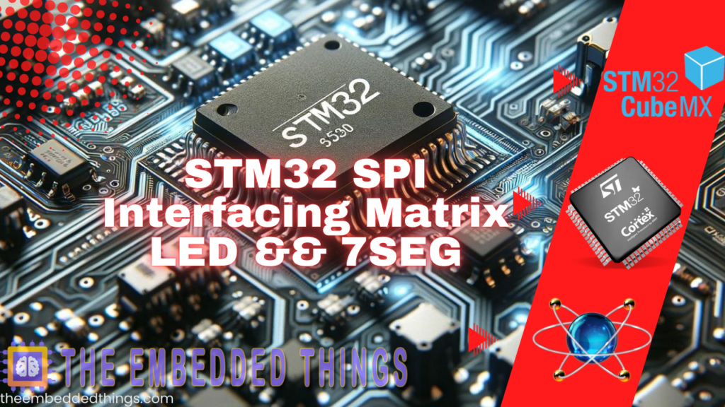 Interfacing Multiple Displays through MAX7219 using STM32.