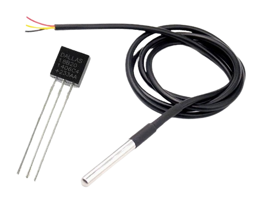 3D Model of DS18B20 Temperature Sensor